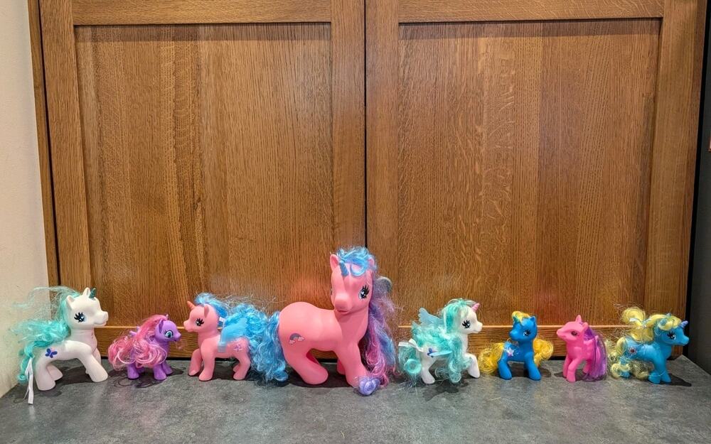 My Little Pony Lot Of 8 Gi-go Wonder Ponies Jumbo